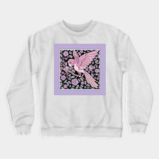 pink parrot christmas Crewneck Sweatshirt